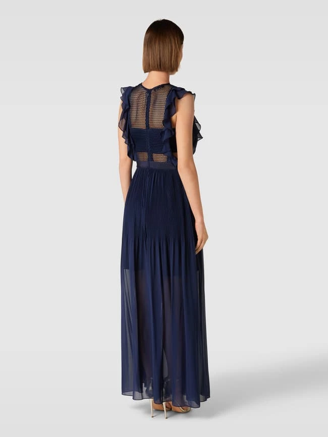 Apart Glamour Abendkleid Mit Lochmuster - Marineblau 5 Apart Glamour Abendkleid Mit Lochmuster - Marineblau – Bild 5