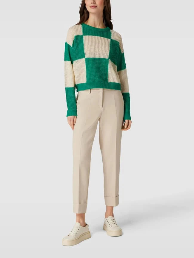 Cambio Stoffhose Mit Paspeltaschen Modell 'Krystal' - Sand 1 Cambio Stoffhose Mit Paspeltaschen Modell 'Krystal' - Sand