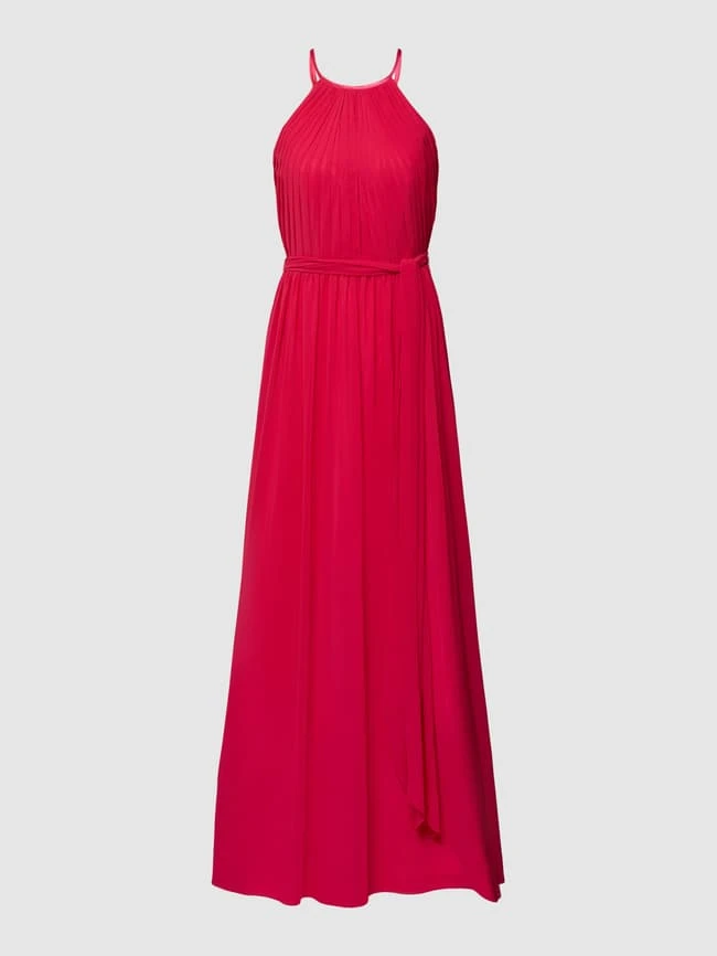 Mascara Abendkleid Mit Plisseefalten - Koralle 2 Mascara Abendkleid Mit Plisseefalten - Koralle – Bild 2