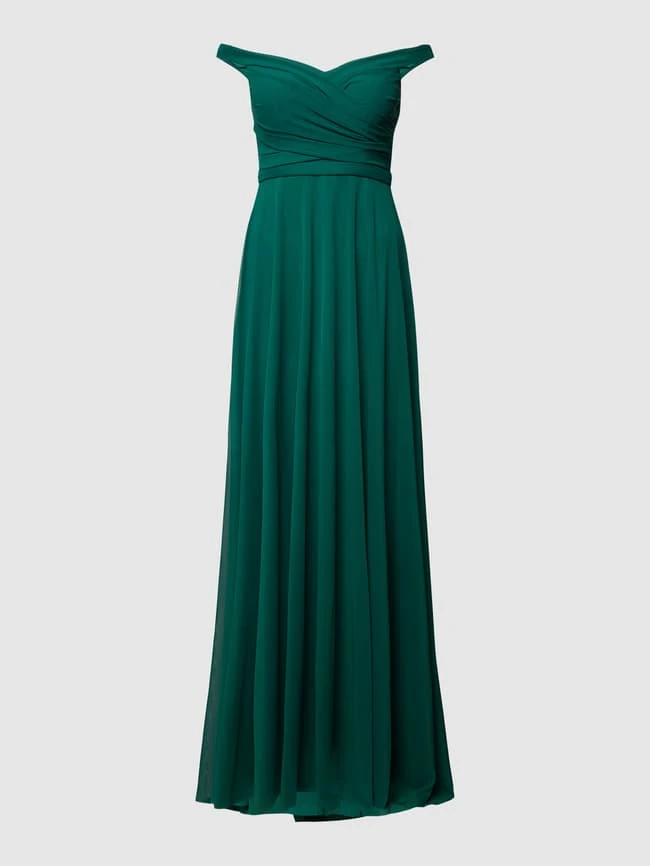 TROYDEN COLLECTION Abendkleid Mit Breiten Trägern - Smaragdgrün 2 TROYDEN COLLECTION Abendkleid Mit Breiten Trägern - Smaragdgrün – Bild 2