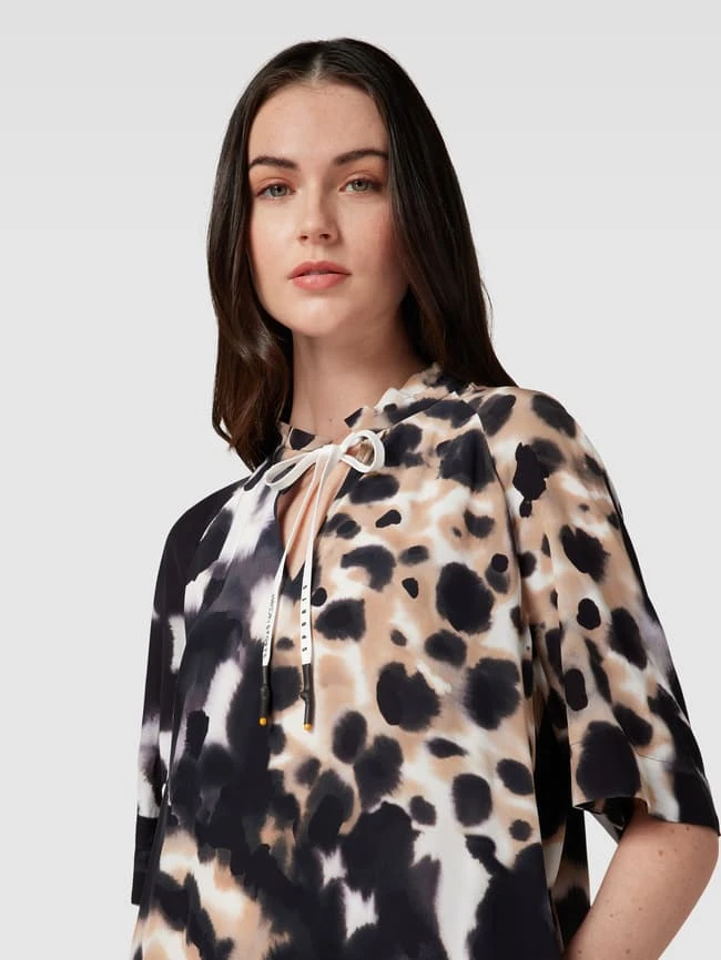 Marc Cain Knielanges Kleid Mit Animal-Print - Cognac 3 Marc Cain Knielanges Kleid Mit Animal-Print - Cognac – Bild 3