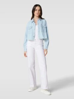 Cambio Jeans Mit Bügelfalten Modell 'TESS' - Weiß