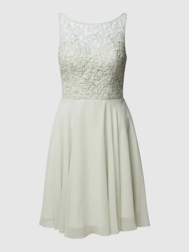 Laona Cocktailkleid Mit Floralen Stickereien - Mint 2 Laona Cocktailkleid Mit Floralen Stickereien - Mint – Bild 2