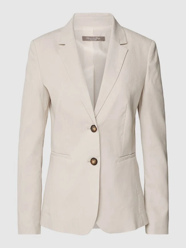 Christian Berg Woman Selection Blazer Mit Reverskragen - Sand Meliert 2 Christian Berg Woman Selection Blazer Mit Reverskragen - Sand Meliert – Bild 2