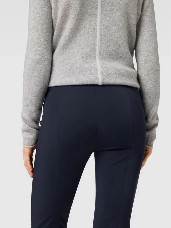 Raffaello Rossi Flared Cut Schlupfhose Mit Ziernähten Modell 'MACY' - Marineblau 3 Raffaello Rossi Flared Cut Schlupfhose Mit Ziernähten Modell 'MACY' - Marineblau – Bild 3