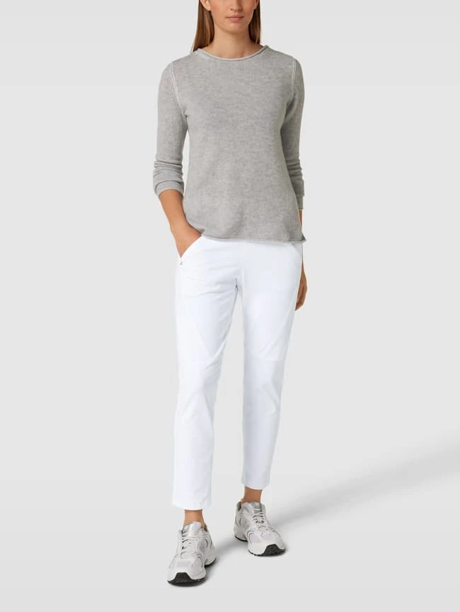 Raffaello Rossi Relaxed Fit Schlupfhose Mit Motiv-Detail Modell 'HOLLY' - Weiß 1 Raffaello Rossi Relaxed Fit Schlupfhose Mit Motiv-Detail Modell 'HOLLY' - Weiß