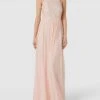 Jake*s Cocktail Abendkleid Mit Paillettenbesatz - Hellrosa