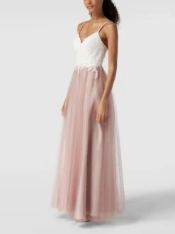 Luxuar Abendkleid Mit Kontrastbesatz - Rosé -ModeKönig Verkäufe 898lak9kaoqkghae656lchi59h5l6i1m8l648l2591834gq5ap838jad9l93gla5893l8d9h9cr42i2d64o3goj5clj38ob26kr6copk71i6co9h61ij2p356cr30dhochi32do