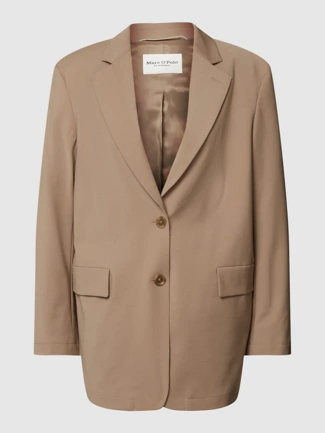 Marc O'Polo Blazer Mit Reverskragen - Taupe 2 Marc O'Polo Blazer Mit Reverskragen - Taupe – Bild 2
