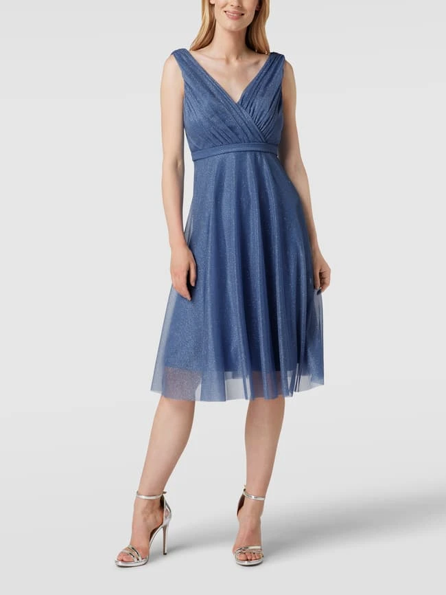 TROYDEN COLLECTION Cocktailkleid Mit Taillenpasse - Bleu 1 TROYDEN COLLECTION Cocktailkleid Mit Taillenpasse - Bleu