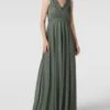 TROYDEN COLLECTION Abendkleid Mit Taillenpasse - Mint