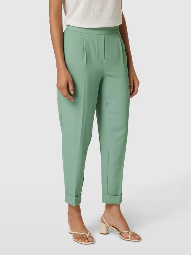 Jake*s Collection Stoffhose Mit Fixierten Beinumschlägen - Hellgrün 4 Jake*s Collection Stoffhose Mit Fixierten Beinumschlägen - Hellgrün – Bild 4