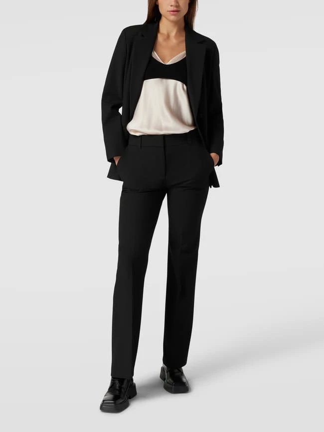 HUGO Chino Mit Französischen Eingrifftaschen Modell 'HOVANI' - Schwarz 1 HUGO Chino Mit Französischen Eingrifftaschen Modell 'HOVANI' - Schwarz