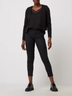 ICHI Kurzblazer Mit Viskose-Anteil Modell 'Kate' - Schwarz