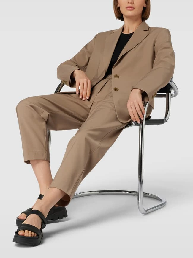 Marc O'Polo Blazer Mit Reverskragen - Taupe 1 Marc O'Polo Blazer Mit Reverskragen - Taupe