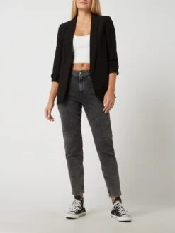 Pieces T-Shirt Aus Baumwolle - Schwarz