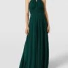 TROYDEN COLLECTION Abendkleid In Maxilänge Mit Taillenpasse - Smaragdgrün