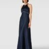Jake*s Cocktail Abendkleid Mit Neckholder - Marineblau Meliert
