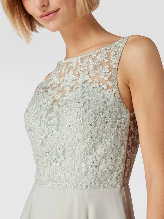 Laona Cocktailkleid Mit Floralen Stickereien - Mint 3 Laona Cocktailkleid Mit Floralen Stickereien - Mint – Bild 3