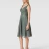 TROYDEN COLLECTION Cocktailkleid In Wickel-Optik - Mint