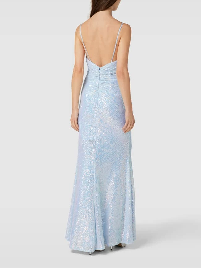 Mascara Abendkleid Mit Paillettenbesatz - Bleu 5 Mascara Abendkleid Mit Paillettenbesatz - Bleu – Bild 5