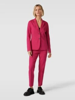 Christian Berg Woman Selection Stoffhose Mit Bügelfalten Modell 'Zigarette' - Pink