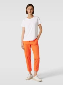 Raffaello Rossi Hose Mit Seitlichen Eingrifftaschen Modell 'DORA' - Orange