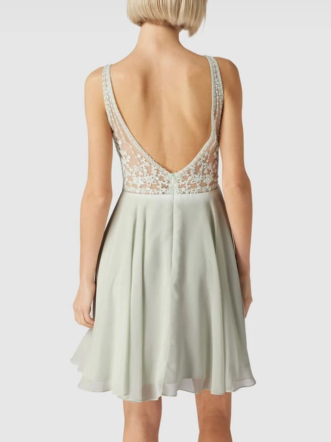 Laona Cocktailkleid Mit Floralen Stickereien - Mint 5 Laona Cocktailkleid Mit Floralen Stickereien - Mint – Bild 5