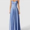 Luxuar Abendkleid Mit Herz-Ausschnitt - Hellblau