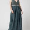 My Mascara Curves PLUS SIZE Abendkleid Aus Tüll Und Chiffon - Grün