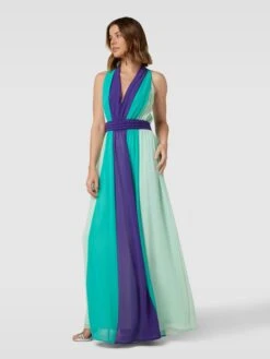 Liu Jo Black Abendkleid Im Colour-Blocking-Design Modell 'ABITO' - Lila