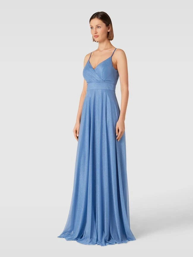 TROYDEN COLLECTION Abendkleid In Schimmernder Optik - Bleu 1 TROYDEN COLLECTION Abendkleid In Schimmernder Optik - Bleu
