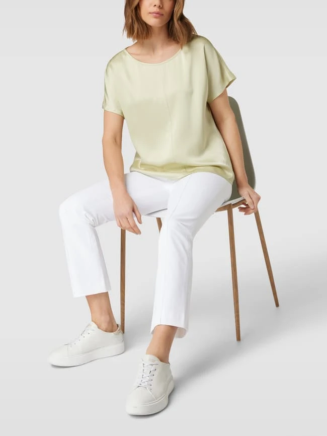 Raffaello Rossi Flared Cut Schlupfhose Mit Ziernähten Modell 'MACY' - Weiß 3 Raffaello Rossi Flared Cut Schlupfhose Mit Ziernähten Modell 'MACY' - Weiß – Bild 3