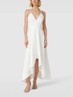 Jake*s Cocktail Brautkleid Mit Herz-Ausschnitt - Ecru