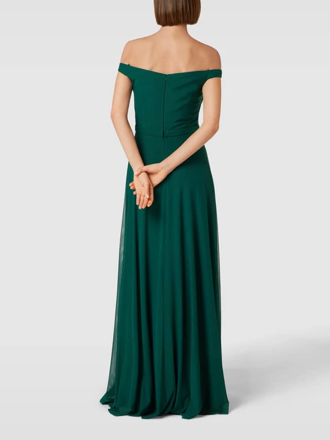 TROYDEN COLLECTION Abendkleid Mit Breiten Trägern - Smaragdgrün 5 TROYDEN COLLECTION Abendkleid Mit Breiten Trägern - Smaragdgrün – Bild 5