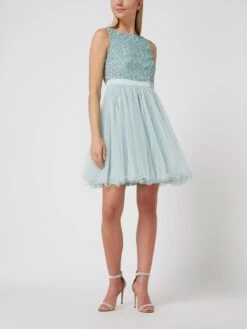 Jake*s Cocktail Cocktailkleid Aus Tüll - Hellgrün