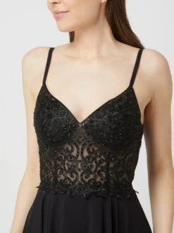 Luxuar Abendkleid Aus Tüll Und Chiffon - Schwarz -ModeKönig Verkäufe ap332gag8ss3ae1oa9238di298s30cib6pal0hi38sr5cdi2a0o4cji48t0jil1j896k4cqma554gha59go6ce1p64r62d3575j38ohk6go30o9i6sp30cpo70r3cphg6hgjap8